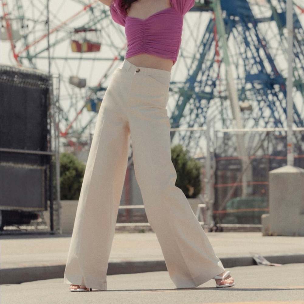 NWT! Zara Wild leg pants